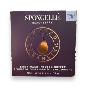 🆕 NWT Spongelle Blackberry Multi Use Shower Gel Scrub